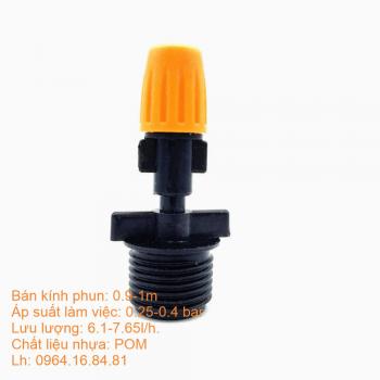 Đầu phun sương nhựa chân ren 21 - VBS411